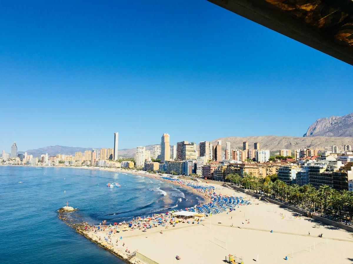 Penthouse 1Ere Ligne De Mer Avec Magnifique Vue Benidorm Dış mekan fotoğraf