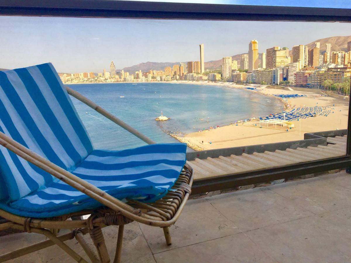 Penthouse 1Ere Ligne De Mer Avec Magnifique Vue Benidorm Dış mekan fotoğraf